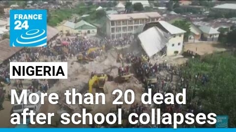 Collapse of school in northern Nigeria leaves more than 20 dead